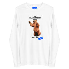 Load image into Gallery viewer, BLACK FRIDAY BEAR - YOUNICHELY - Unisex Long Sleeve Tee
